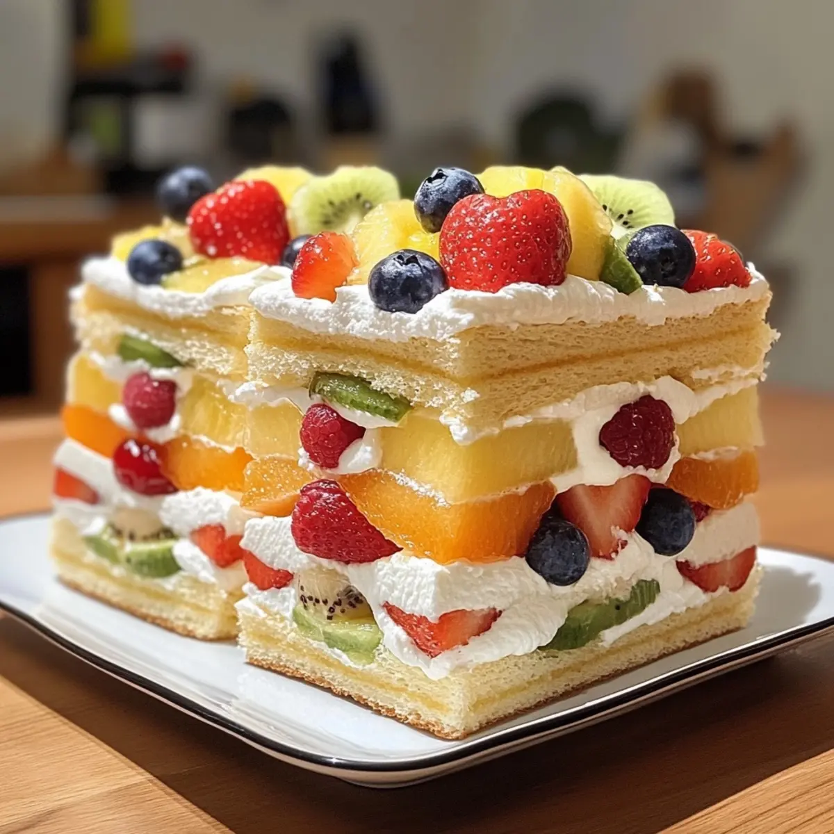 Fluffy Japanese Fruit Sandwiches Made with Fresh Cream and Fruit