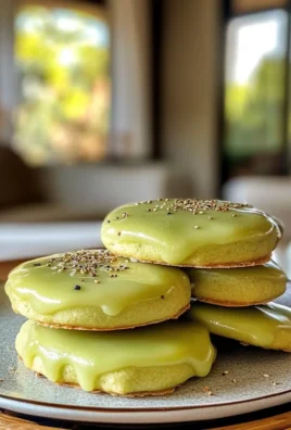 Soft Matcha Sugar Cookies