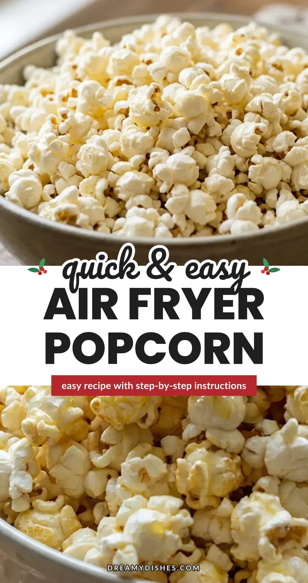 Air Fryer Popcorn Recipe (Easy & Quick)