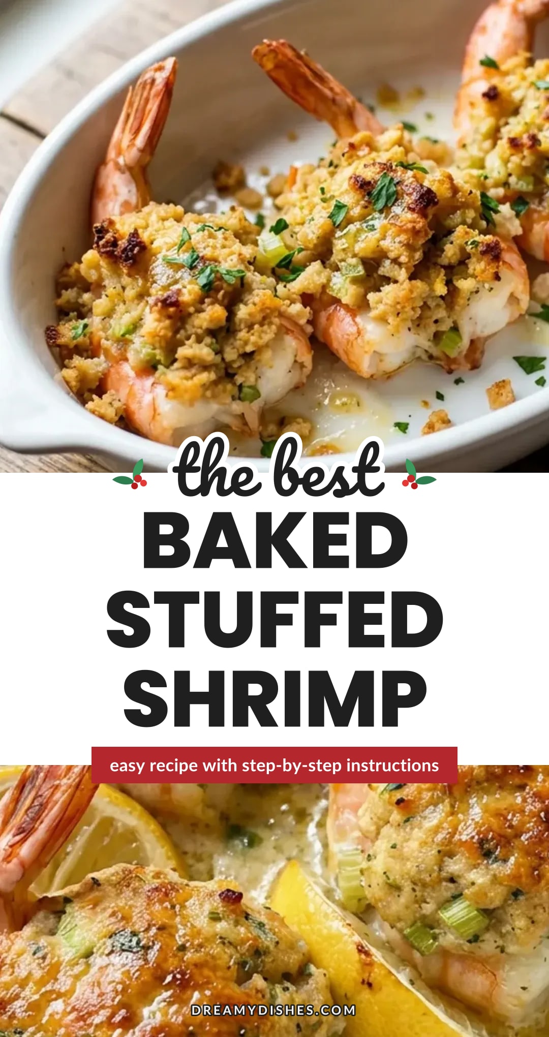 Baked Stuffed Shrimp with Buttery Cracker Topping