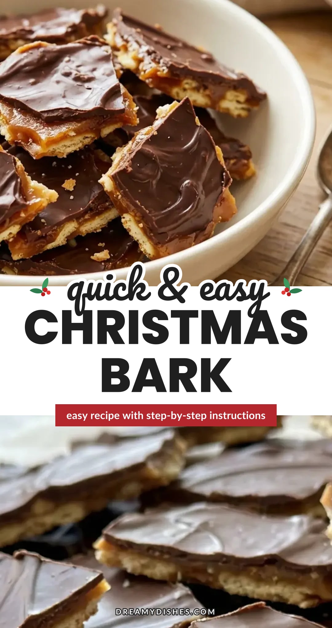 Christmas Bark Recipe (Easy Saltine Toffee)