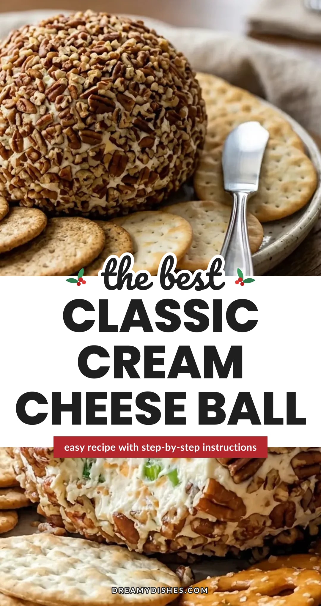 Cream Cheese Ball Recipe (Easy Appetizer)