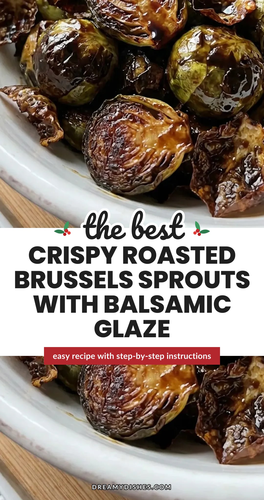 Crispy Brussel Sprouts with Honey Balsamic Glaze