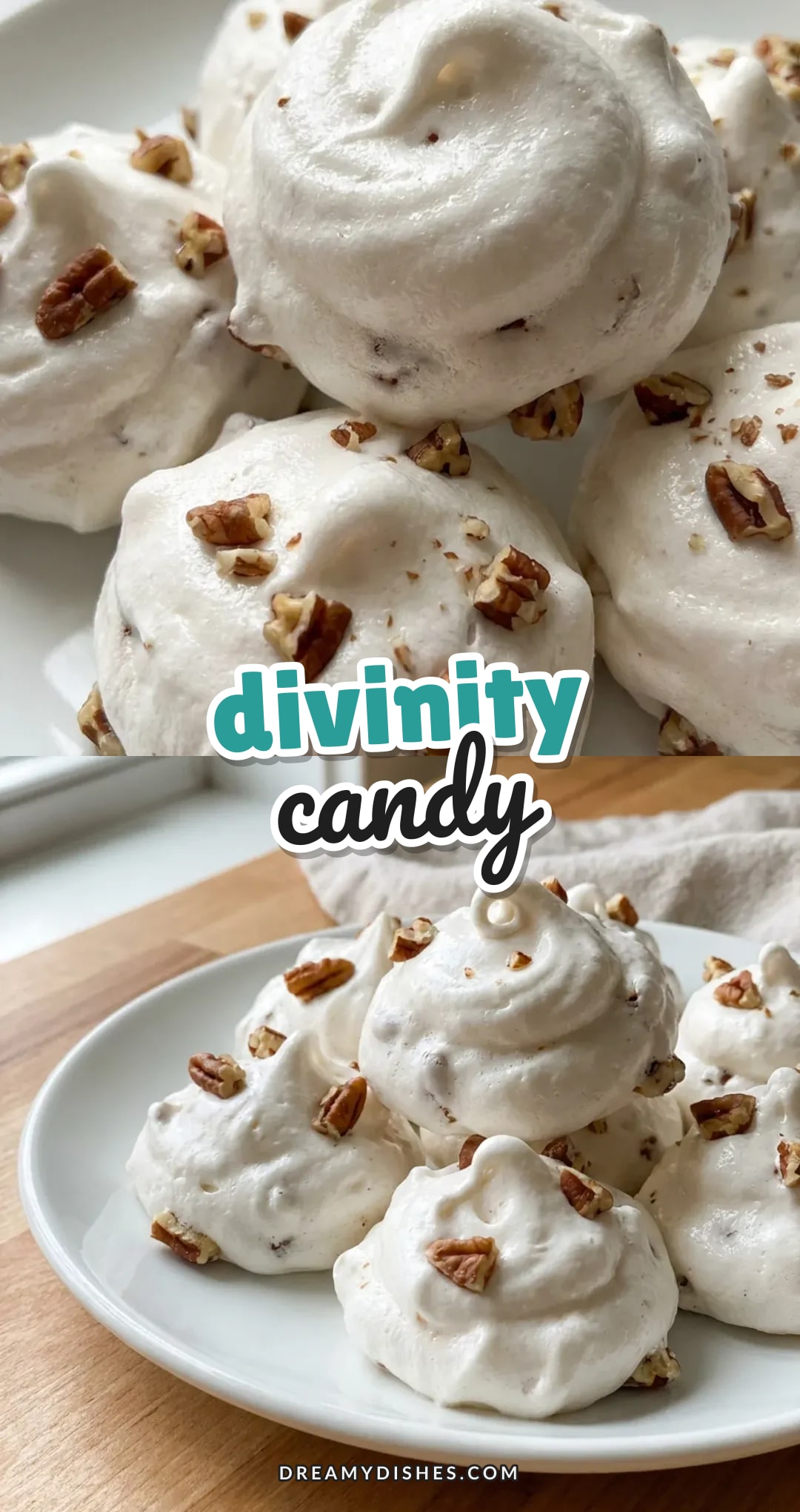 Divinity Candy Recipe (Old-Fashioned)