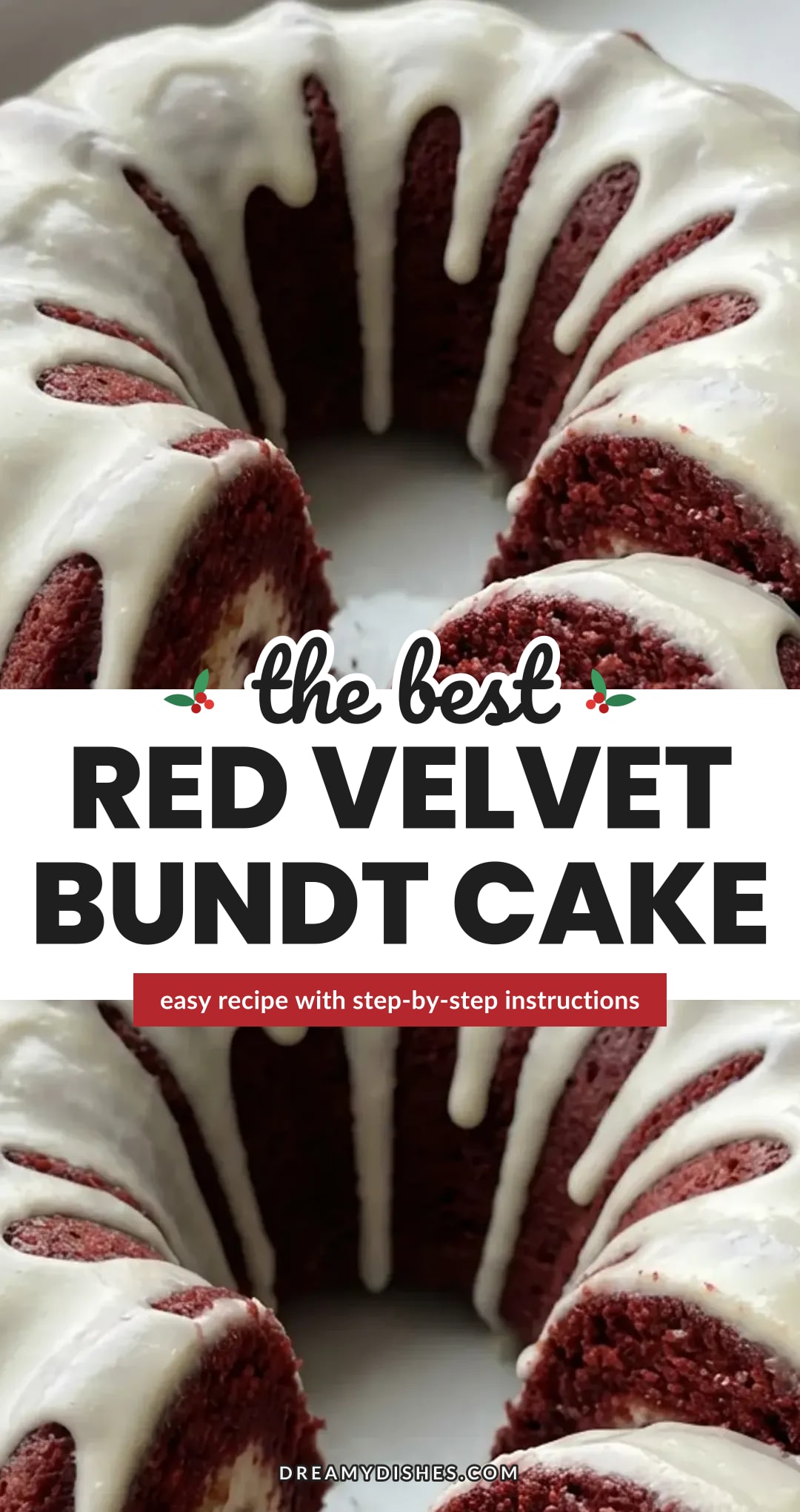 Red Velvet Bundt Cake with Cream Cheese Filling